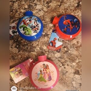 Disney and Marvel Kids Children's summer outdoor sprinklers. New